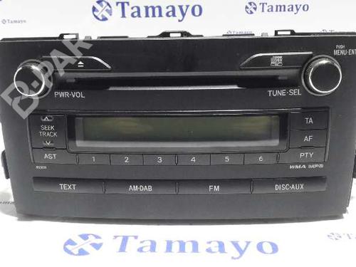 Used Radio TOYOTA AURIS (_E15_) 1.4 D-4D (NDE150_, NDE150R) (90 hp) 851729
