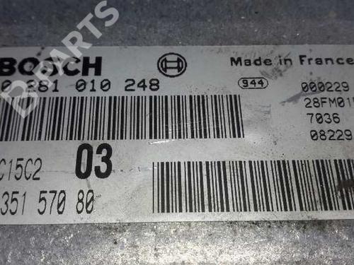 Engine control unit (ECU) PEUGEOT 406 (8B) 2.0 HDI 110 | BP898480M57 
