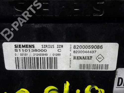 Engine control unit (ECU) RENAULT MEGANE I Coach (DA0/1_) 1.4 16V (DA0D, DA1H, DA0W, DA10) | BP1094492M57 