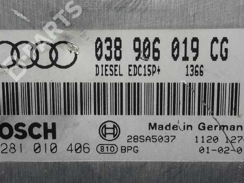 Engine control unit (ECU) AUDI A4 B6 (8E2) 1.9 TDI | BP889206M57 