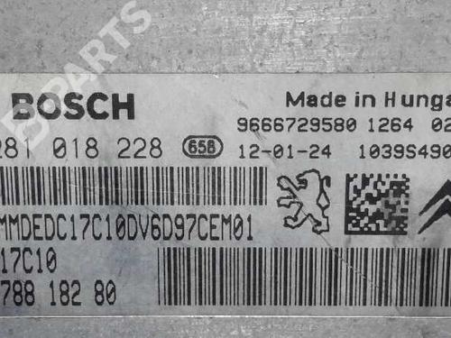 Engine control unit (ECU) PEUGEOT EXPERT Van (VF3A_, VF3U_, VF3X_)  | BP1449319M57 