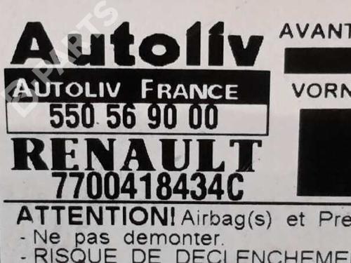 Kollisjonspute styreenhet RENAULT SCÉNIC I MPV (JA0/1_, FA0_)  | BP2968897M53 