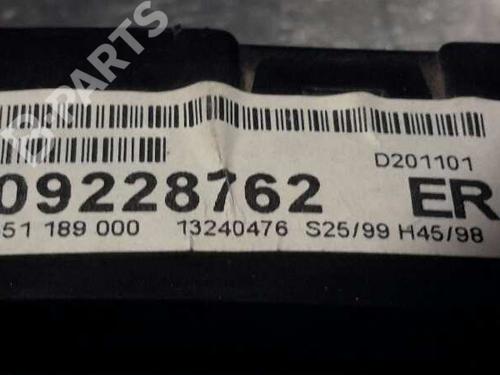 Instrument cluster OPEL ZAFIRA A MPV (T98)  | BP2968538C47 