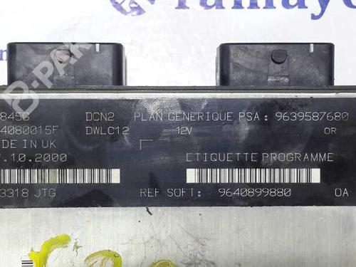 Engine control unit (ECU) PEUGEOT 206 Hatchback (2A/C) 1.9 D | BP1395076M57 