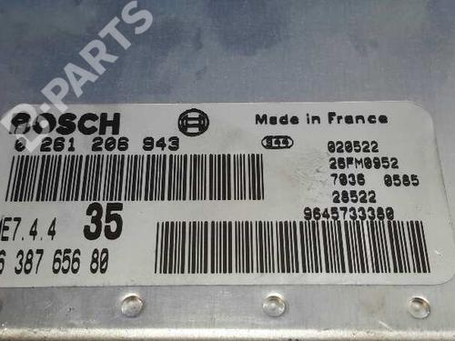 Engine control unit (ECU) PEUGEOT 307 (3A/C) 1.6 16V | BP1449479M57 