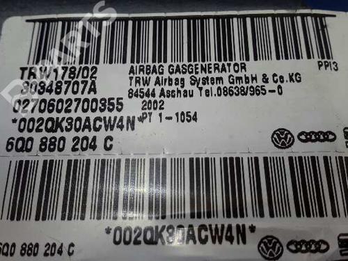 Passenger airbag VW POLO (9N_, 9A_) 1.4 16V | BP2536774C10 