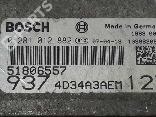 Engine control unit (ECU) ALFA ROMEO 147 (937_) 1.9 JTD (937.AXD1A, 937.BXD1A, 937.AXV1A, 937.BXB1A,... | BP2587899M57 