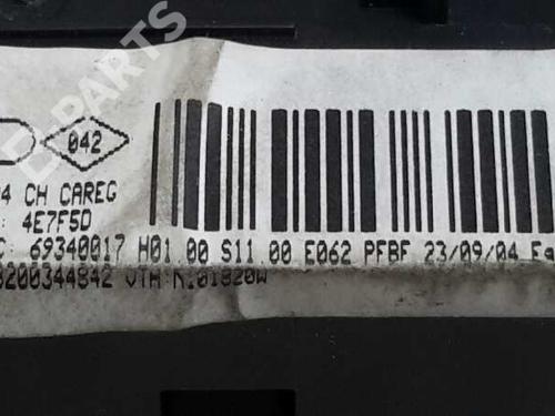 Climate control RENAULT SCÉNIC II (JM0/1_) 2.0 | BP3437358I5 