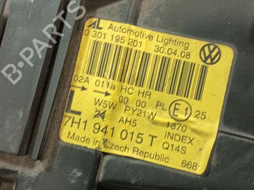 Left headlight VW TRANSPORTER T5 Van (7HA, 7HH, 7EA, 7EH) 2.5 TDI | BP32340619C28