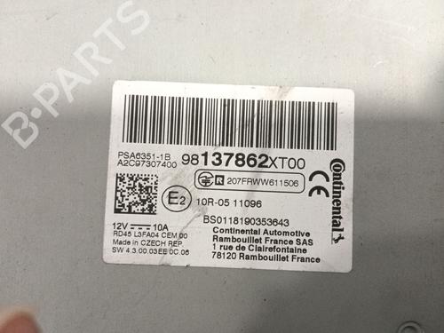 Radio CITROËN BERLINGO / BERLINGO FIRST Box Body/MPV (M_)  | BP27624624E6 