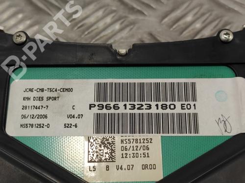 Instrument cluster PEUGEOT 307 (3A/C) 1.6 16V | BP10643111C47 