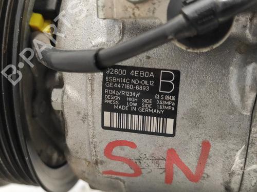 AC compressor NISSAN QASHQAI II SUV (J11, J11_)  | BP23409103M34 