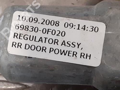 Rear right window mechanism TOYOTA COROLLA Verso (ZER_, ZZE12_, R1_) 2.2 D-4D (AUR10_, AUR10R) | BP1523378C25 