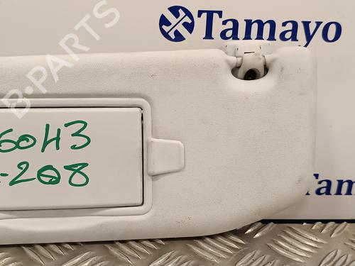 Left sun visor PEUGEOT 208 I (CA_, CC_) 1.6 BlueHDi 100 | BP16025396I1 