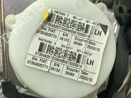 Rear left seatbelt FIAT 500 (312_) | BP36239449I29 - Image 5