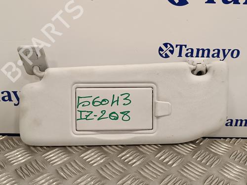 Used Left sun visor PEUGEOT 208 I (CA_, CC_) [2012-2020]  16025396