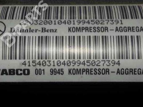 Suspension compressor MERCEDES-BENZ M-CLASS (W163)  | BP8760610M103 