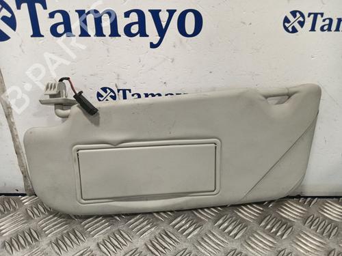 Used Left sun visor NISSAN QASHQAI / QASHQAI +2 I (J10, NJ10, JJ10E) [2006-2014]  27855196