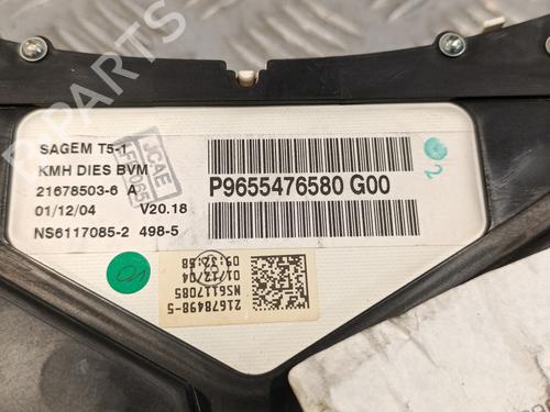 Instrument cluster PEUGEOT 307 SW (3H) 2.0 HDi 135 | BP18160810C47 
