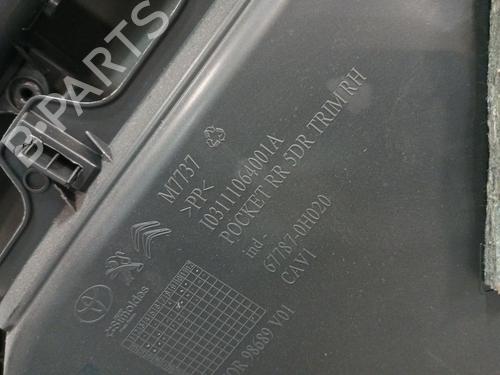 Rear right panel CITROËN C1 (PM_, PN_) 1.0 | BP36500736C61 - Image 4