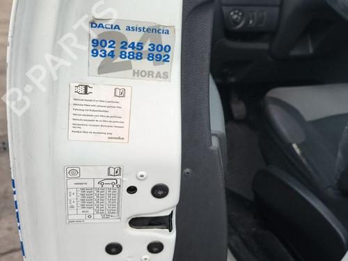 Used Front left lock Front left lock DACIA DOKKER Box Body/MPV 1.5 dCi 75 / Blue dCi 75 (FEJW, FEAH) (75 hp) 40221189 40221189