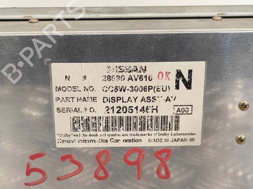 Display monitor NISSAN PRIMERA Hatchback (P12) 1.9 dCi | BP12469695C48 