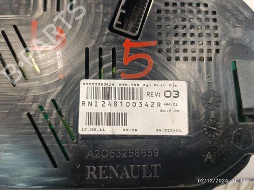 Instrument cluster RENAULT MEGANE III Grandtour (KZ0/1) 1.5 dCi (KZ09, KZ0D, KZ1G, KZ29, KZ14, KZ1W, KZ10, KZ1F,... | BP9213441C47 