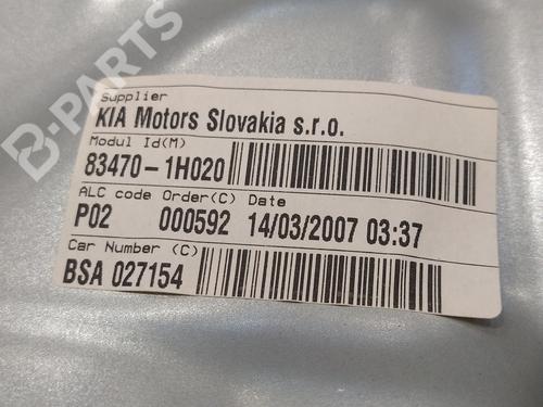 Rear left window mechanism KIA CEE'D Hatchback (ED) 1.6 CRDi 115 | BP9686380C24 