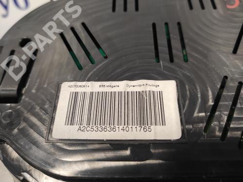 Instrument cluster RENAULT MEGANE III Grandtour (KZ0/1) 1.5 dCi (KZ1M, KZ1W, KZ0R) | BP9686047C47 