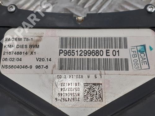 Instrument cluster PEUGEOT 307 (3A/C) 2.0 HDi 110 | BP5260332C47 