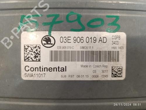 Engine control unit (ECU) SKODA FABIA II (542)  | BP21552434M57 