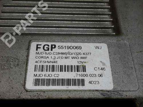 Engine control unit (ECU) OPEL CORSA C (X01) 1.3 CDTI (F08, F68) | BP4893496M57 