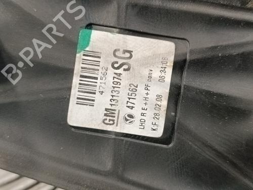 Right mirror OPEL ZAFIRA / ZAFIRA FAMILY B (A05) 2.2 (M75) | BP17473718C27 