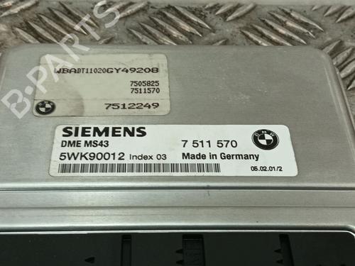 Engine control unit (ECU) BMW 5 (E39) | BP33118134M57 - Image 2