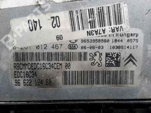 Engine control unit (ECU) CITROËN XSARA PICASSO (N68) 1.6 HDi | BP5962783M57 