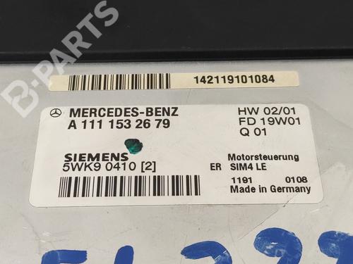 Engine control unit (ECU) MERCEDES-BENZ CLK (C208) CLK 200 Kompressor (208.344) | BP11171771M57 