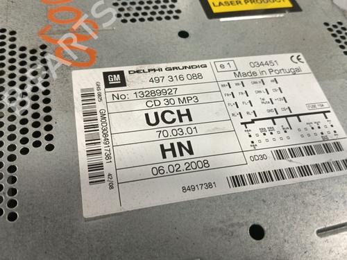 Radio OPEL CORSA D (S07) 1.4 LPG (L08, L68) | BP29476985E6 