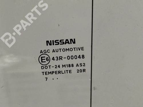 Rear right door window NISSAN QASHQAI / QASHQAI +2 I (J10, NJ10, JJ10E)  | BP12114109C21 