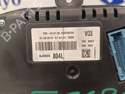 Instrument cluster SEAT IBIZA IV ST (6J8, 6P8)  | BP16912156C47 