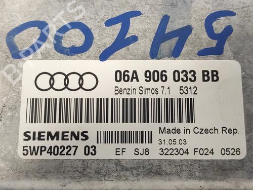 Engine control unit (ECU) AUDI A3 (8P1)  | BP15512249M57 