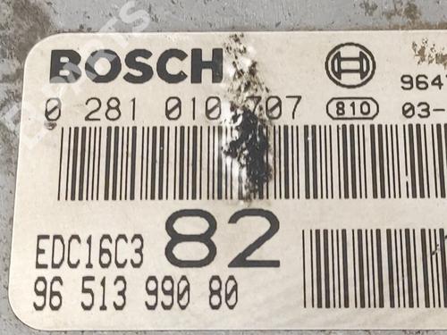 Engine control unit (ECU) PEUGEOT 206 SW (2E/K)  | BP9096840M57 