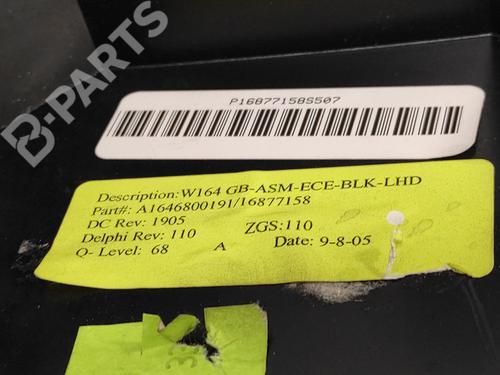 Glove box MERCEDES-BENZ M-CLASS (W164)  | BP10643227C95 