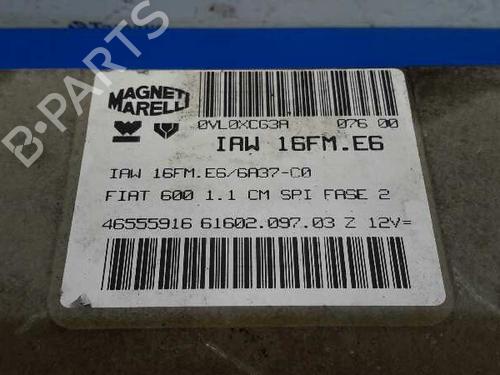 Engine control unit (ECU) FIAT SEICENTO / 600 (187_) 1.1 (187AXB, 187AXB1A, 187AXC1A02) | BP5322835M57 