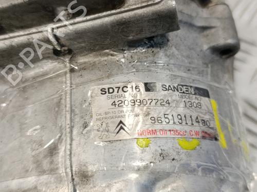 AC compressor CITROËN C4 Grand Picasso I (UA_)  | BP17487919M34 