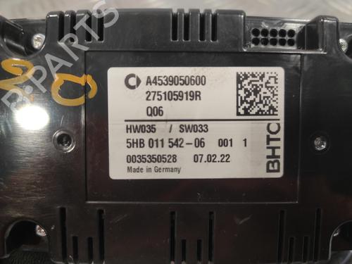AC Styreenhet / Manøvreringsenhet SMART FORFOUR Hatchback (453) electric drive / EQ (453.091) | BP23147423I5 
