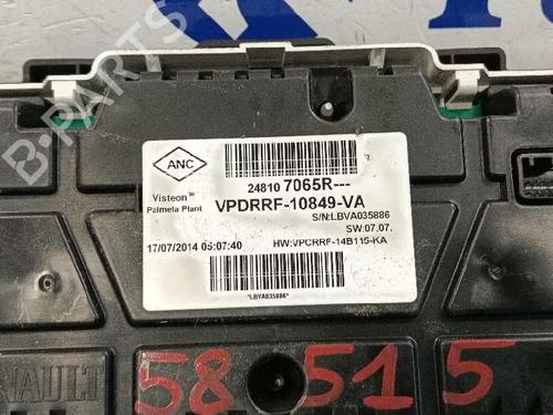 Instrument cluster RENAULT CAPTUR I (J5_, H5_) | BP25346263C47