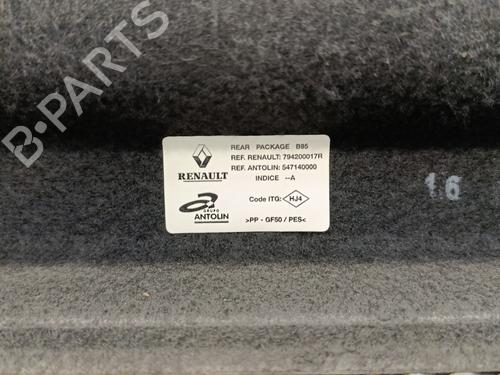 Rear parcel shelf RENAULT MEGANE III Hatchback (BZ0/1_, B3_) 1.4 TCe (BZ0F, BZ1V) | BP18861166C85 