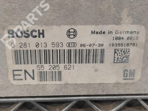 Engine control unit (ECU) OPEL ZAFIRA / ZAFIRA FAMILY B (A05) 1.9 CDTI (M75) | BP7555162M57 