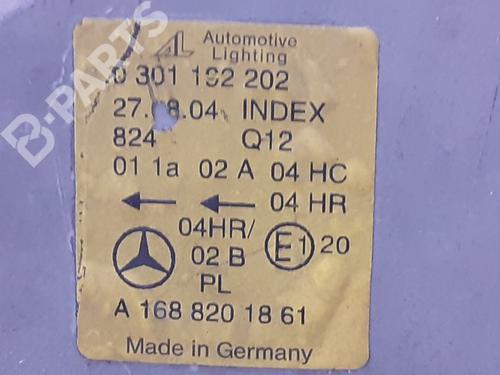 Right headlight MERCEDES-BENZ A-CLASS (W168)  | BP8498269C29 
