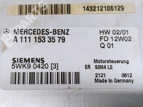 Engine control unit (ECU) MERCEDES-BENZ C-CLASS (W203)  | BP8384948M57 